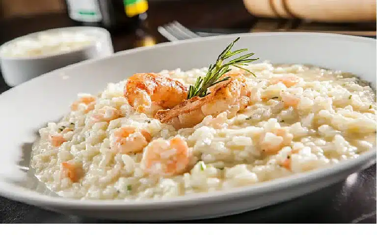 Risotto scampi mandarino