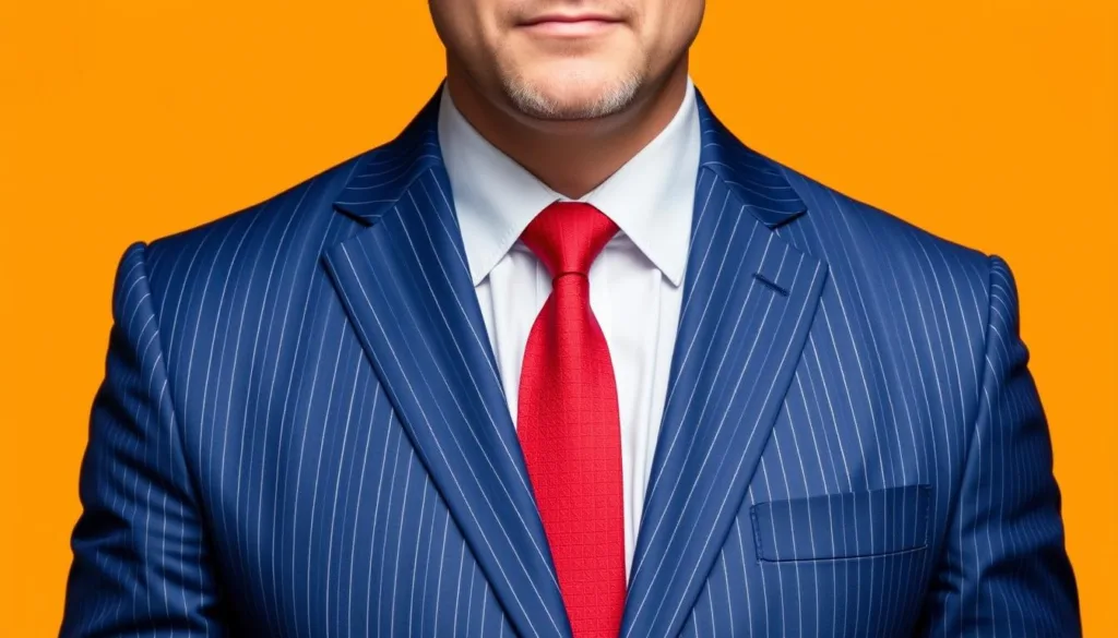 completo gessato blu uomo Natale