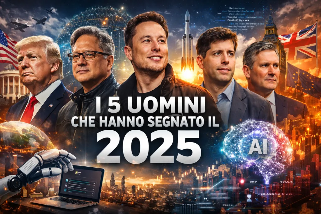 In questo articolo la redazione di MondoUomo.it presenta i 5 uomini che più hanno caratterizzato il 2025 secondo analisi e classifiche globali