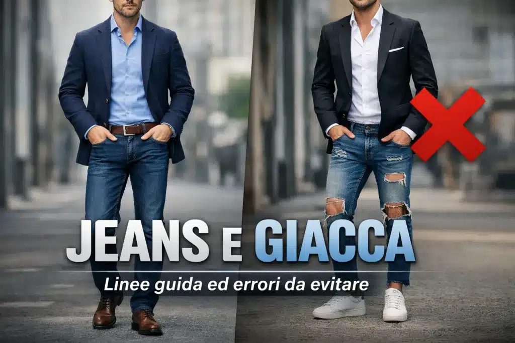 Capire l'abbinamento corretto e quando jeans e giacca funzionano davvero aiuta a evitare errori comuni e a ottenere un risultato credibile e curato.