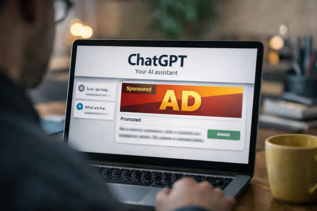 Dopo anni di utilizzo senza inserzioni, la piattaforma di OpenAI si prepara a introdurre un nuovo modello di ChatGPT basato anche sulla pubblicità.