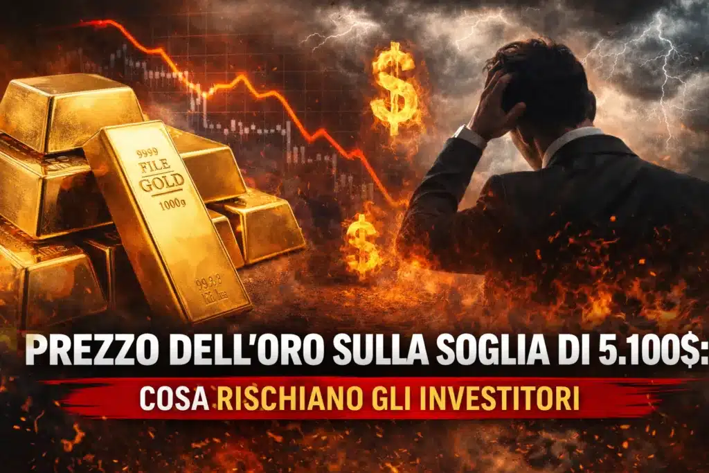 Il prezzo dell’oro segna un nuovo massimo storico a 5.092 dollari l’oncia