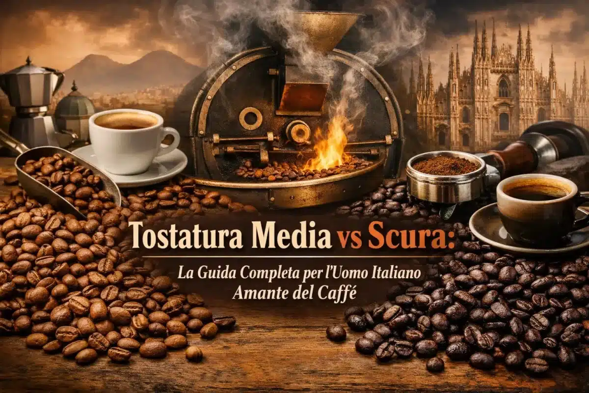 Tostatura Media e Tostatura Scura, ecco la Guida Completa per l'Uomo Italiano Amante del Caffè