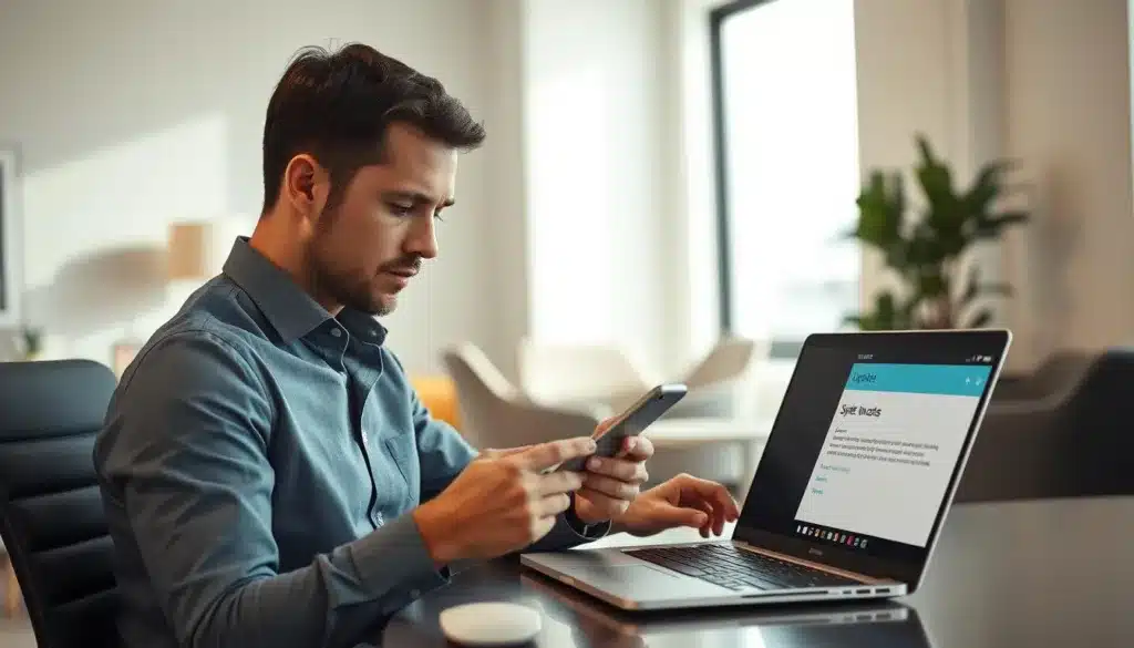 aggiornamenti sistema telefono