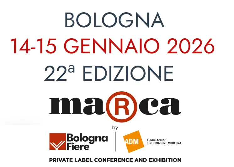 Il 14 e 15 gennaio 2026 Bologna ospita la 22ª edizione di MARCA, il punto di riferimento per la distribuzione moderna organizzata.