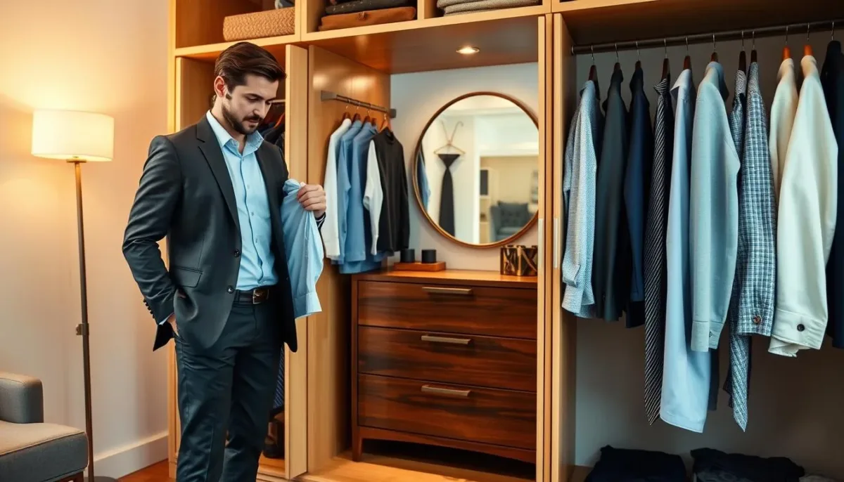 ordine guardaroba uomo