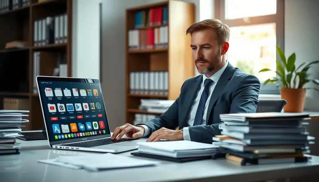 organizzare email file applicazioni