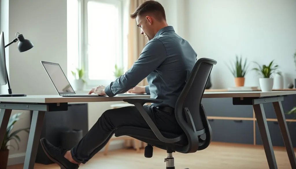 postura corretta scrivania