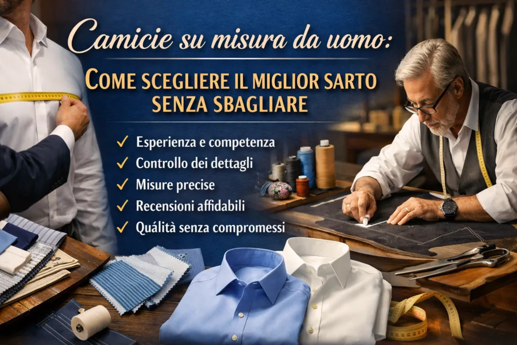 Camicia su misura da uomo
