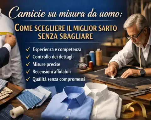 Camicia su misura da uomo