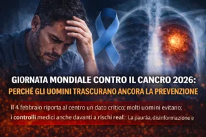 Il 4 febbraio riporta al centro un dato critico: molti uomini evitano i controlli medici anche davanti a rischi reali di cancro