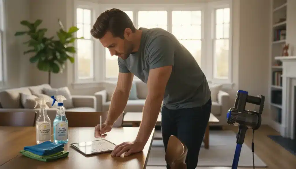 Mappa visiva per la pulizia della casa