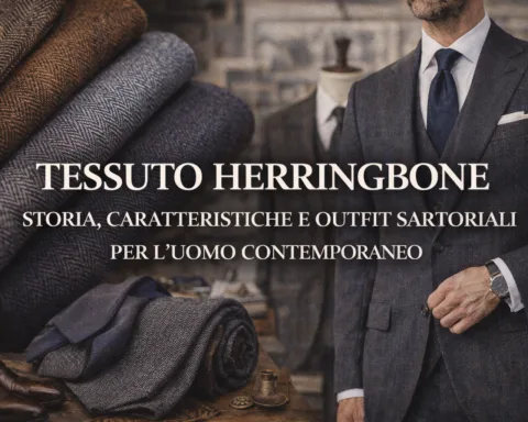 Il tessuto Herringbone occupa un posto preciso nella tradizione sartoriale maschile