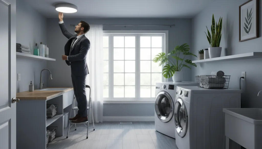 illuminazione lavanderia