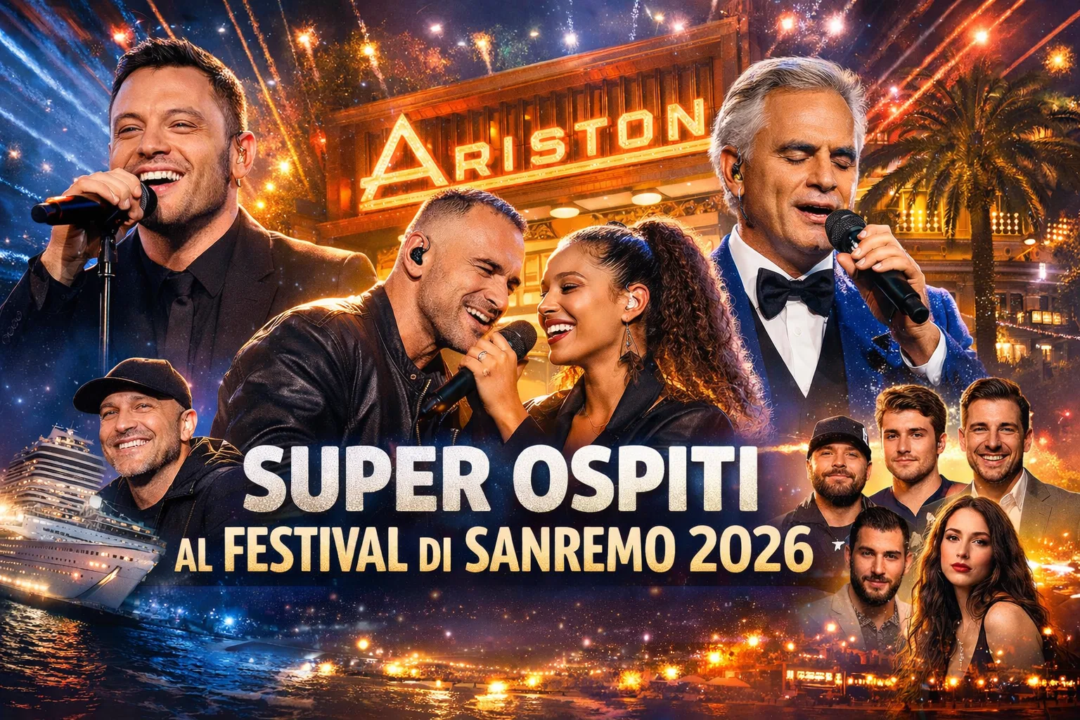 Quando e Quali super ospiti vedremo al Festival di Sanremo 2026