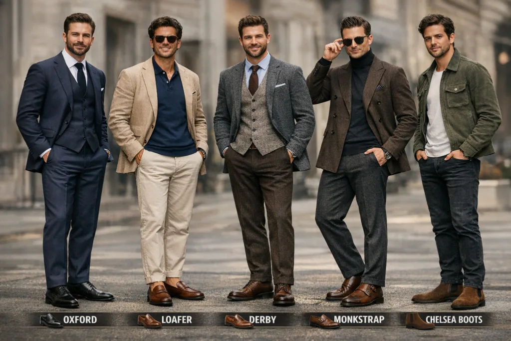 Scarpe da Uomo, ecco la Guida Definitiva ai 5 Modelli Classici