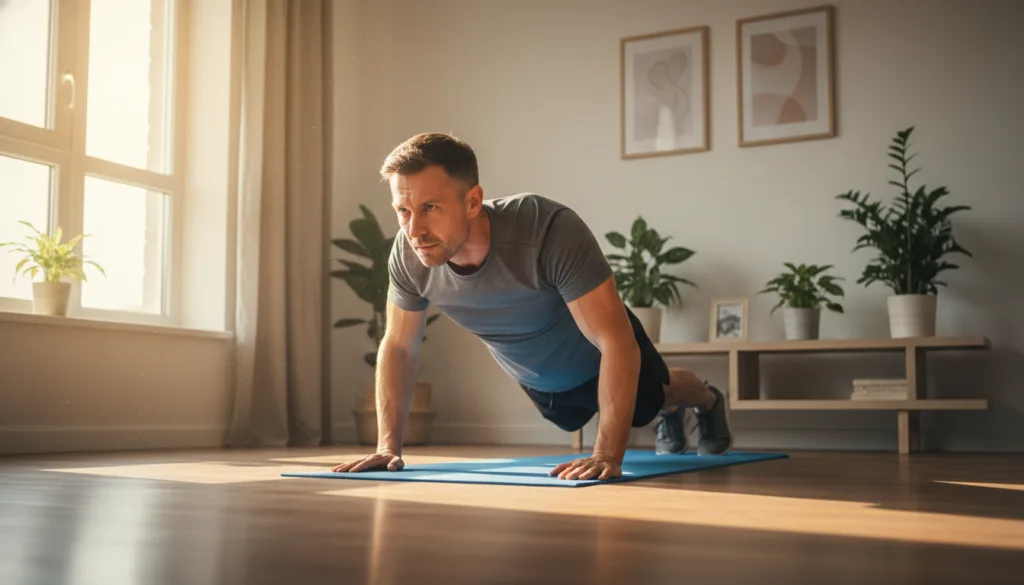 allenamento a casa uomo