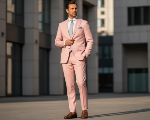 colore rosa uomo