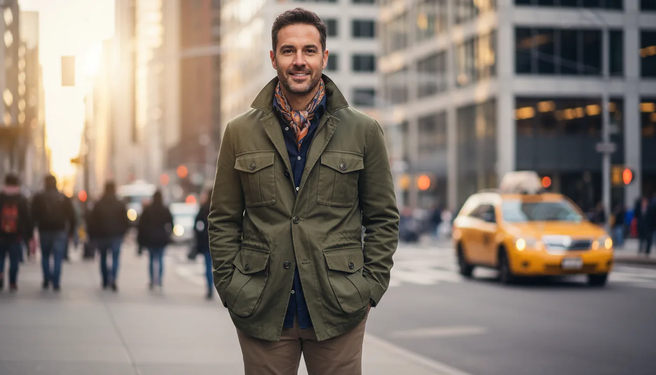 giacca 4 tasche uomo