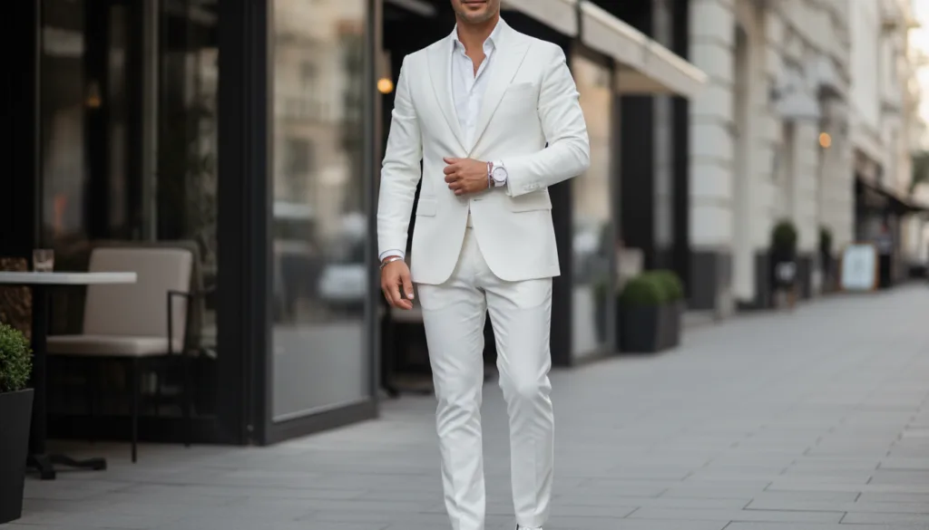 outfit total white per ogni occasione