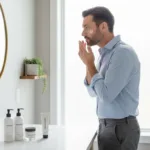 skincare uomo routine base