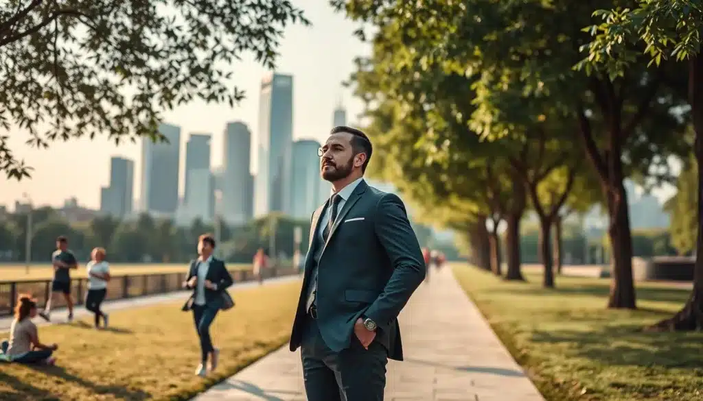 successo maschile moderno