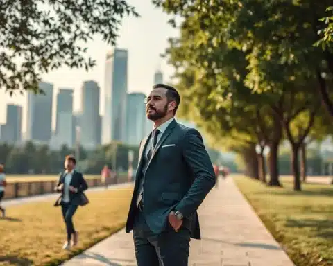 successo maschile moderno