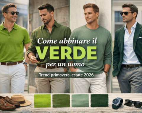 Il verde è un colore molto versatile perché richiama la natura ma, allo stesso tempo, può risultare moderno e urbano; nella moda maschile, infatti, si presta sia a outfit rilassati sia a combinazioni più raffinate, soprattutto quando viene declinato in nuance come oliva, salvia, militare o verde bosco
