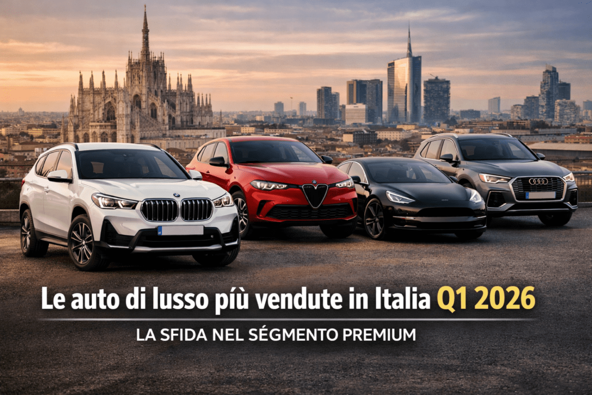 Le migliori auto di lusso del Q1 2026 in Italia: chi guida davvero il segmento premium