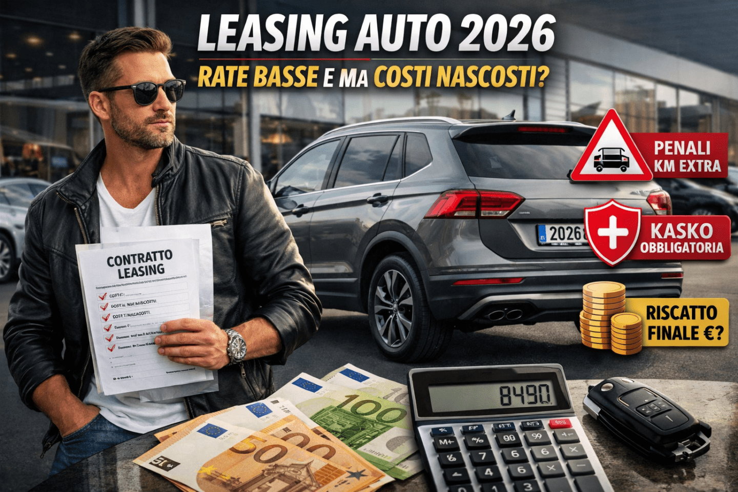 Il leasing auto nel 2026 attira con rate basse e auto nuove ogni 3 anni