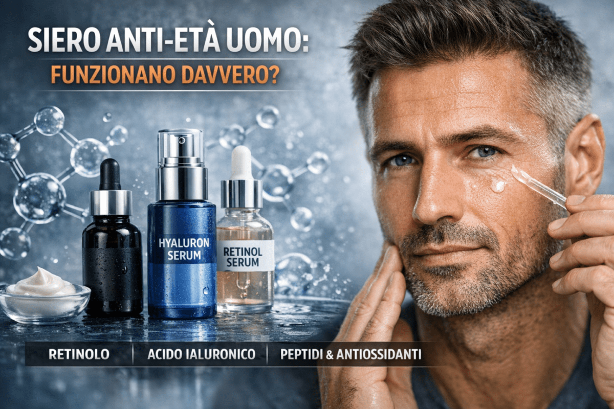 I sieri anti-età per uomo possono offrire risultati visibili riducendo rughe e migliorando l'idratazione