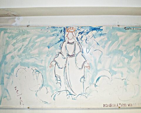 Un capolavoro nascosto riaffiora dal passato tormentato di Mario Schifano, l'artista maledetto della Pop Art italiana.