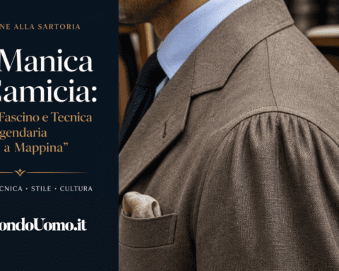 Tra questi, ce n’è uno che più di ogni altro divide i neofiti dai veri intenditori: la manica a camicia, nota nel gergo della scuola napoletana della sartoria come manica a mappina.