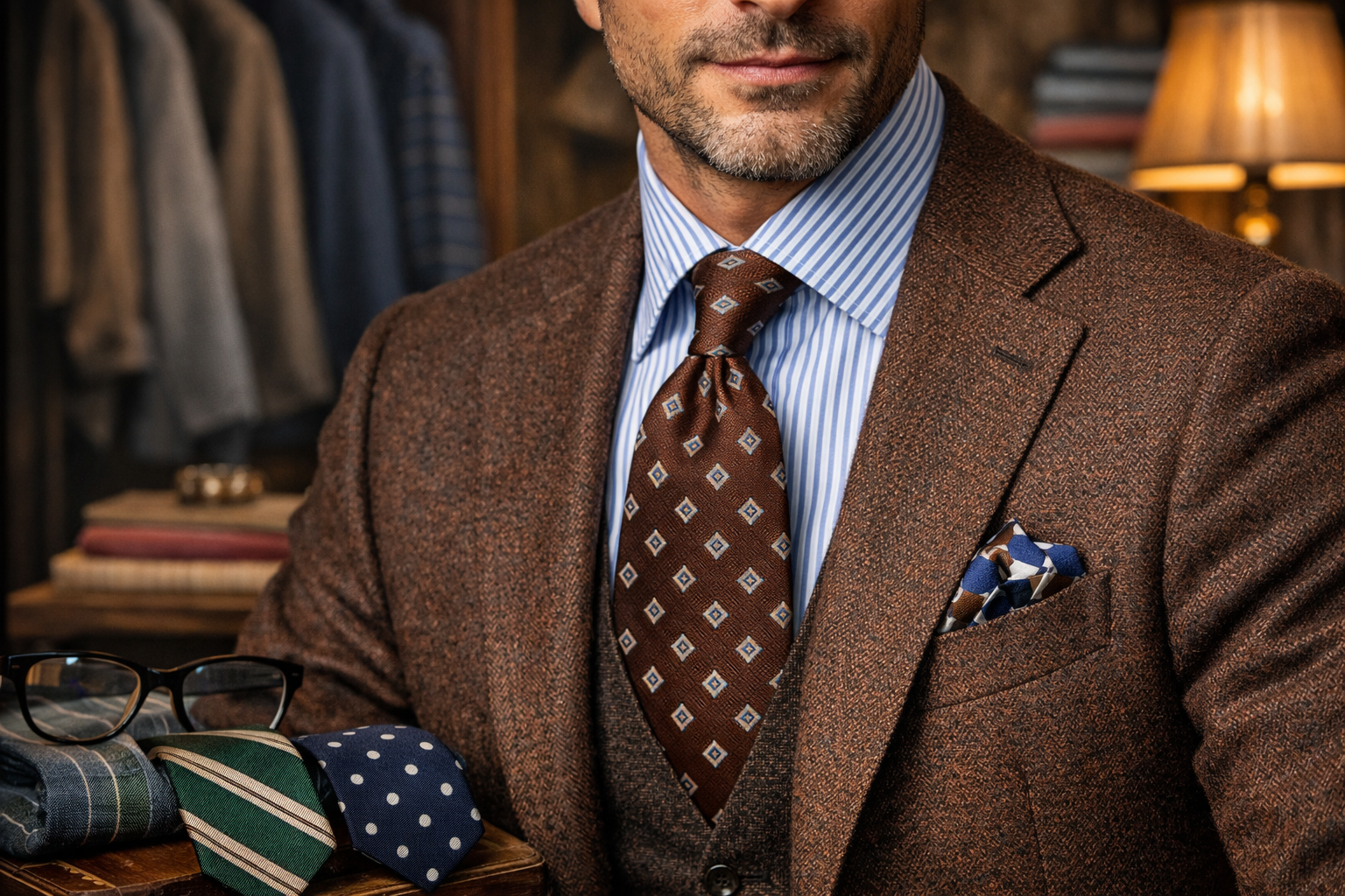 Magari, la prossima volta che vi troverete davanti allo specchio con la vostra camicia a righe preferita, non allungate automaticamente la mano verso la solita cravatta blu liscia...