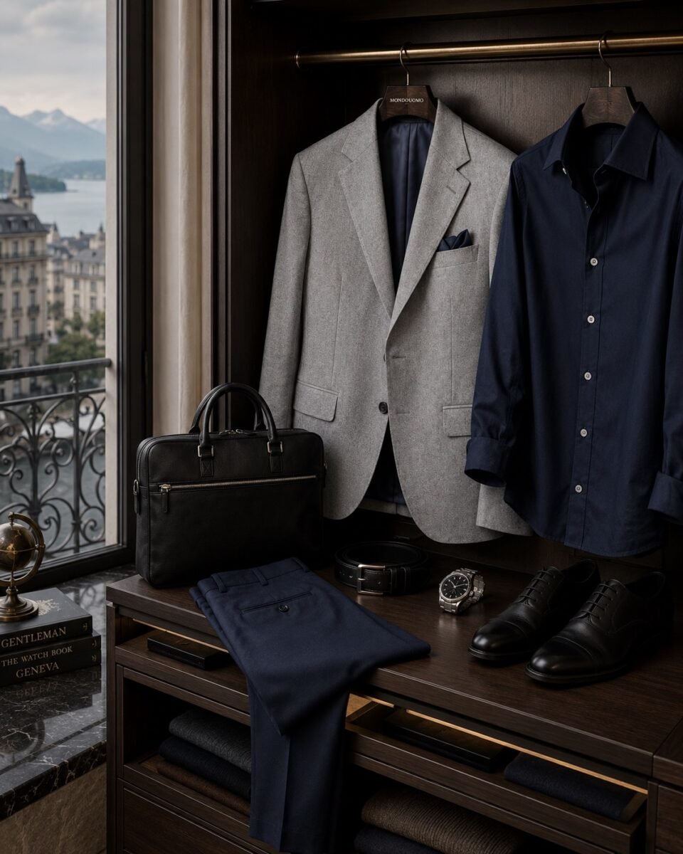 outfit uomo business lunedì mattina