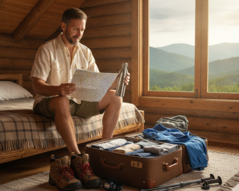 come preparare valigia weekend montagna uomo