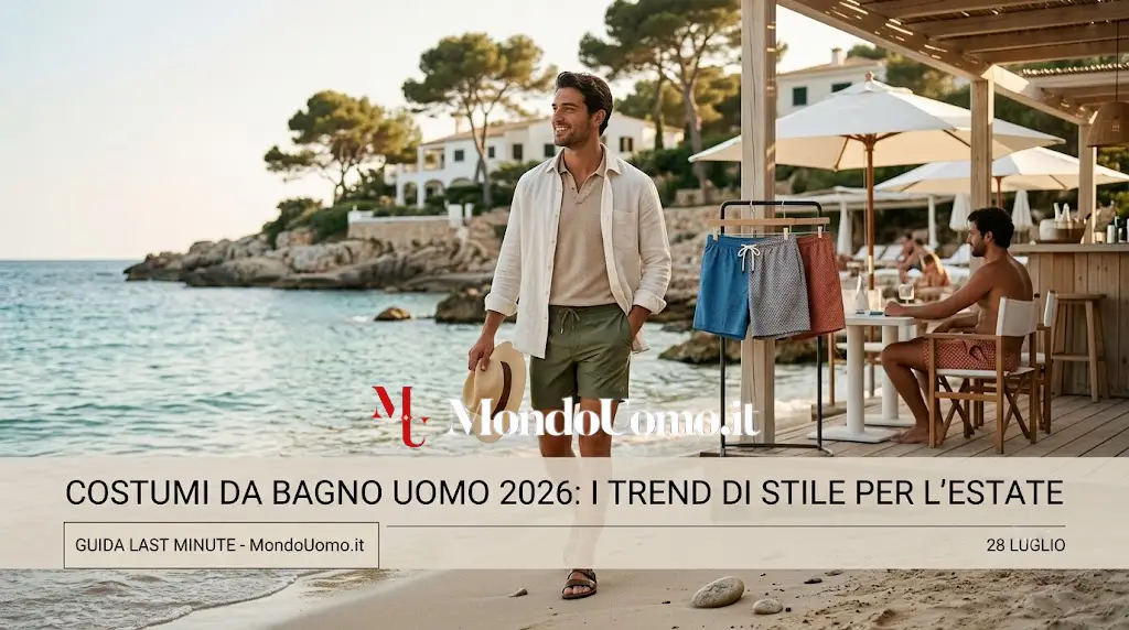 Quali sono i trend dei costumi da bagno per uomo 2026