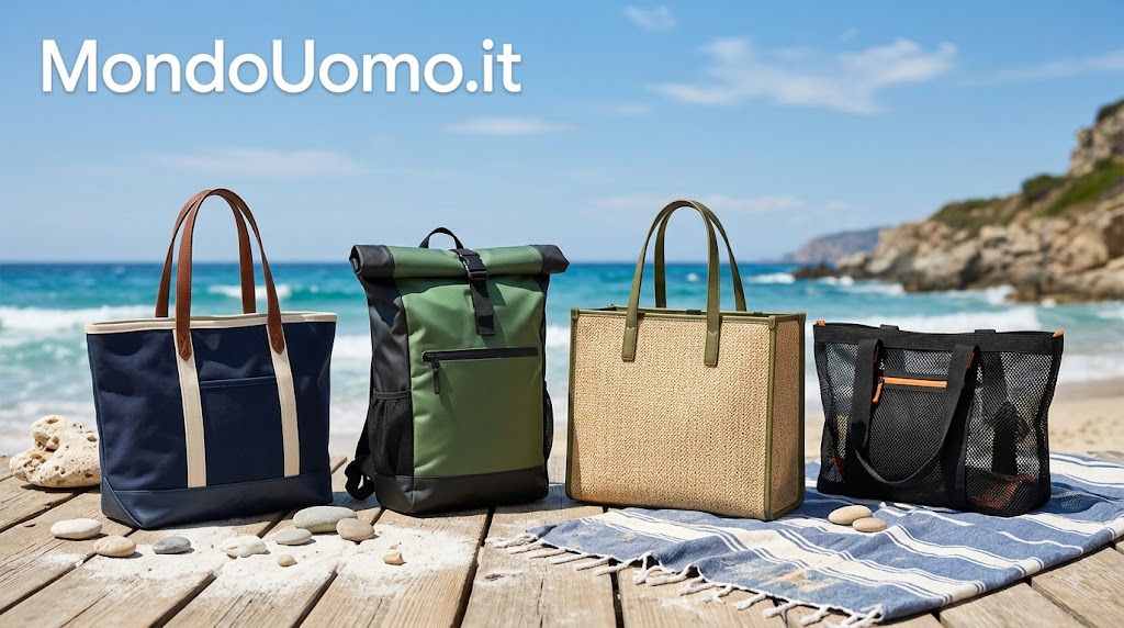 Borse mare uomo per l'estate 2026: sei ancora in tempo per una guida ai modelli da spiaggia