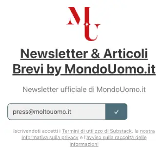 iscrizione newsletter mondouomo.it