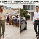Per l’estate 2026 il trend dominante è il Relaxed Fit (o regular morbida e ben proporzionata). Le collezioni uomo e i trend setter puntano su volumi confortevoli, spalle leggermente scese e capi destrutturati in lino, cotone leggero o popover. La camicia Slim Fit non scompare, ma viene riservata soprattutto a contesti formali, completi business sartoriali o per chi desidera una linea molto asciutta. Per un look contemporaneo, la regola stilistica è scegliere una vestibilità che lasci qualche centimetro tra tessuto e corpo, evitando l'effetto oversize "a sacco".