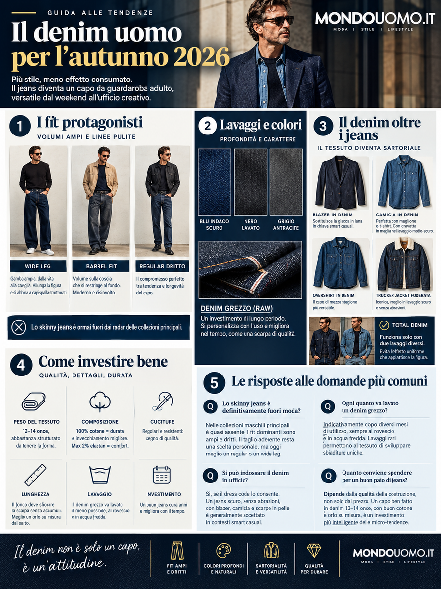 Denim Uomo Autunno 2026