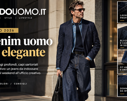 Per l'autunno 2026 il denim per uomo punta su volumi ampi ma controllati