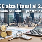 La Banca centrale europea aumenta il costo del denaro di 25 punti base
