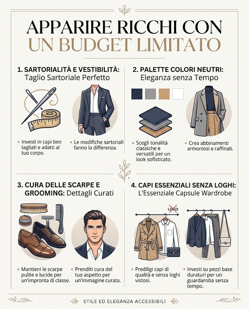 Sembrare Ricchi Senza Esserlo: la Guida allo Stile Uomo con Budget Limitato