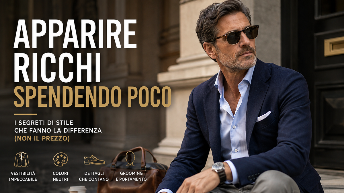 Sembrare Ricchi Senza Esserlo: la Guida allo Stile Maschile di Lusso con Budget Limitato.