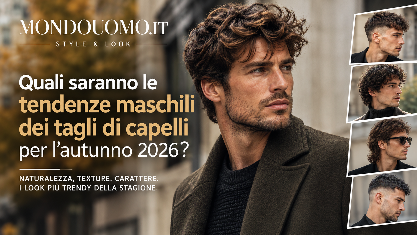 Tagli capelli uomo autunno 2026: ecco le tendenze da conoscere e come sceglierle (infografica)